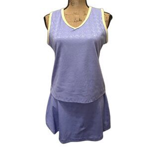 NWT Head Tennis Tank & Skort Set Purple Pickleball Sporty Prep Size Medium